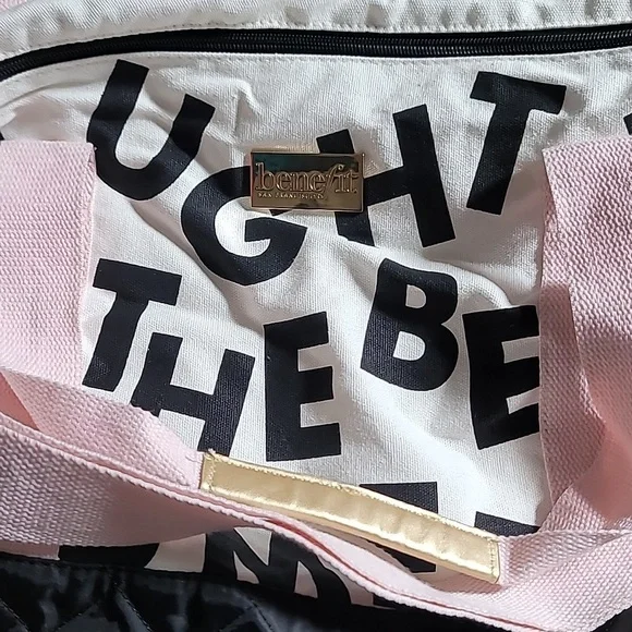 Benefit Cosmetics Duffle Bag EUC - Picture 2 of 7